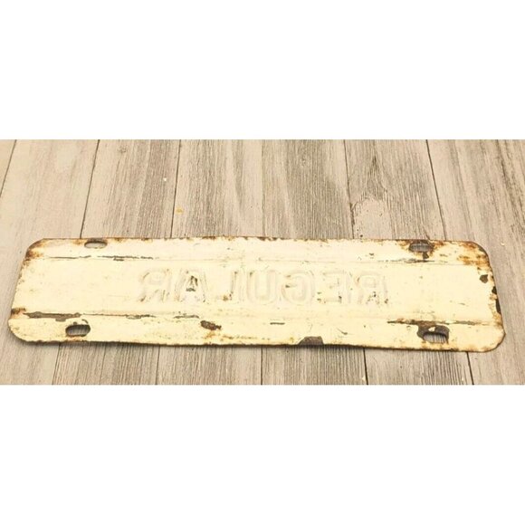 Vintage REGULAR License Plate TOPPER Truck Ram Ford Chevy GMC - Picture 2 of 2